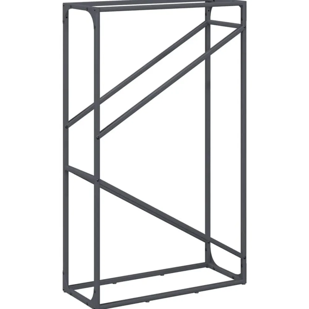 vidaXL Accesorios Para Hornos De Leña Y Chimeneas-Leñero 60x25x100 cm Acero laminado en frío