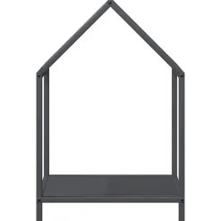 vidaXL Leñero 40x25x60 cm Acero laminado en frío Antracita