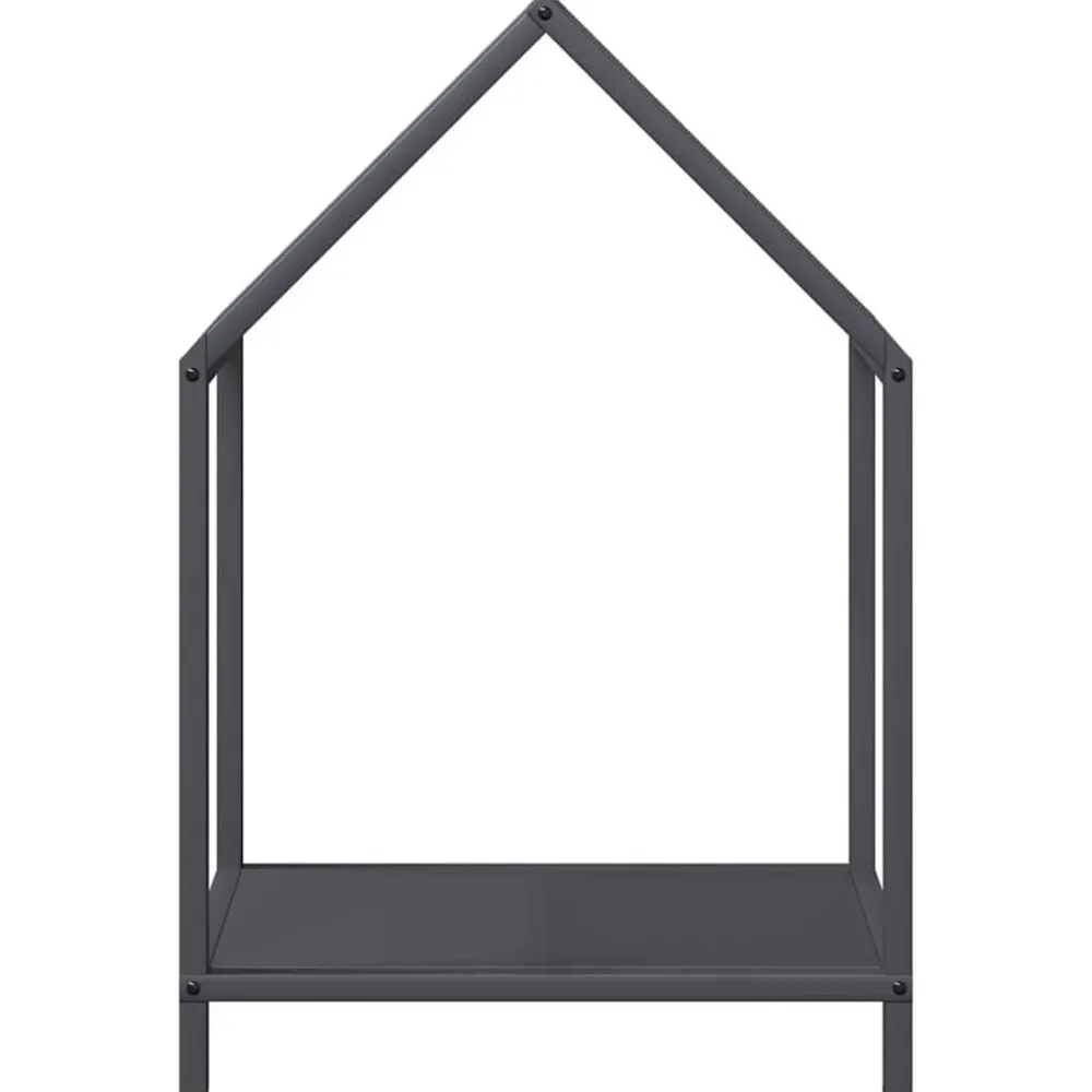 vidaXL Leñero 40x25x60 cm Acero laminado en frío Antracita