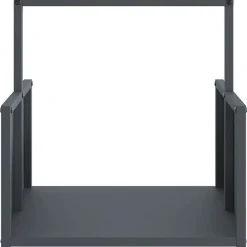 vidaXL Accesorios Para Hornos De Leña Y Chimeneas-Leñero 40x40x40 cm Acero laminado en frío