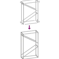 vidaXL Accesorios Para Hornos De Leña Y Chimeneas-Leñero 60x25x100 cm Acero laminado en frío
