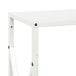 vidaXL Leñero 34x25x70 cm Acero laminado en frío Blanco