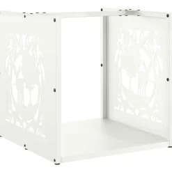 vidaXL Accesorios Para Hornos De Leña Y Chimeneas-Leñero 40x40x40 cm Acero laminado en frío