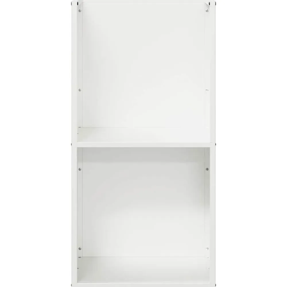 vidaXL Leñero 40x30x80 cm Acero laminado en frío Blanco Sale