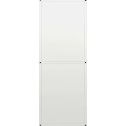 vidaXL Leñero 40x30x80 cm Acero laminado en frío Blanco Sale