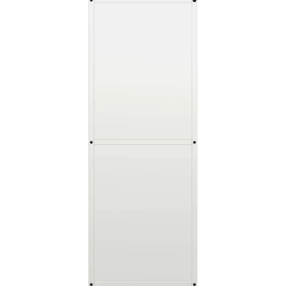 vidaXL Leñero 40x30x80 cm Acero laminado en frío Blanco Sale