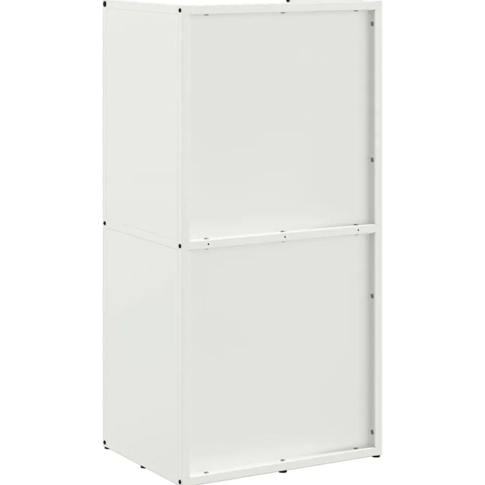 vidaXL Leñero 40x30x80 cm Acero laminado en frío Blanco Sale