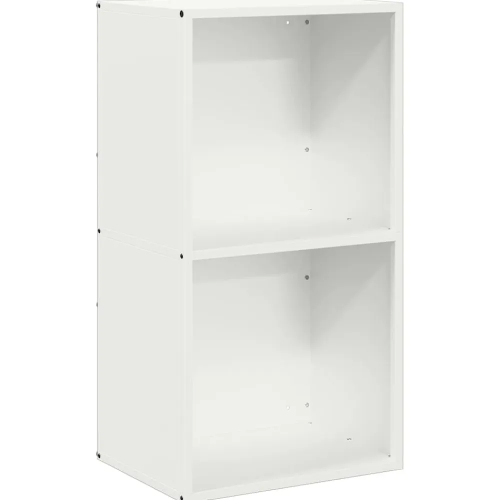 vidaXL Leñero 40x30x75 cm Acero laminado en frío Blanco Sale