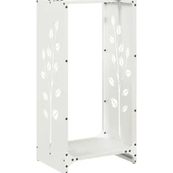 vidaXL Accesorios Para Hornos De Leña Y Chimeneas-Leñero 40x30x80 cm Acero laminado en frío