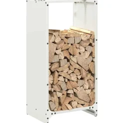 vidaXL Accesorios Para Hornos De Leña Y Chimeneas-Leñero 40x30x80 cm Acero laminado en frío