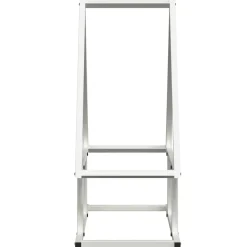vidaXL Leñero 50x25x60 cm Acero laminado en frío Blanco Best