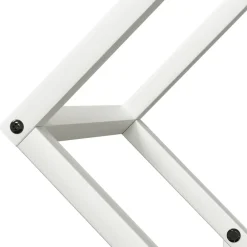 vidaXL Leñero 50x25x50 cm Acero laminado en frío Blanco Online