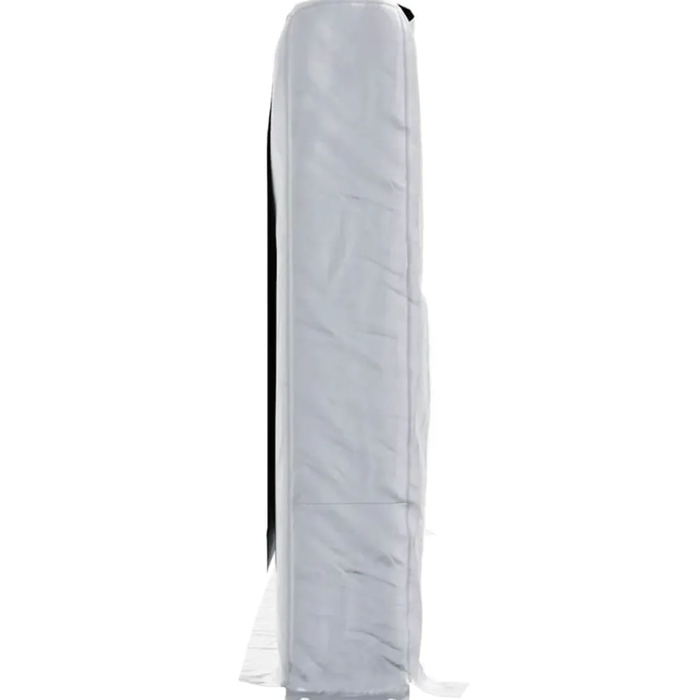 vidaXL Accesorios Para Hornos De Leña Y Chimeneas-Leñero con protector de lluvia 250x25x150 cm acero galvanizado