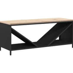 vidaXL Accesorios Para Hornos De Leña Y Chimeneas-Leñero con tablero de madera 100,5x35,5x40 cm