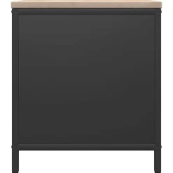 vidaXL Accesorios Para Hornos De Leña Y Chimeneas-Leñero con tablero de madera 100,5x35,5x40 cm