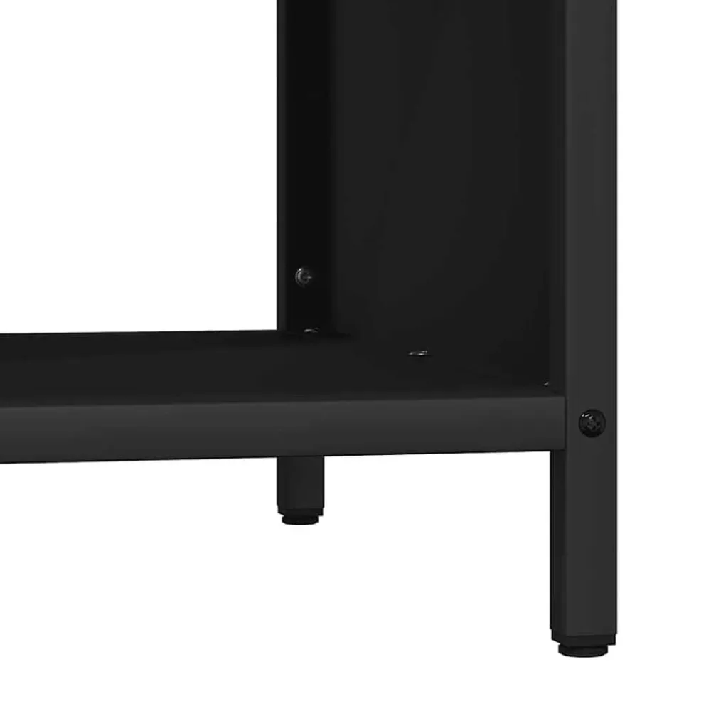 vidaXL Accesorios Para Hornos De Leña Y Chimeneas-Leñero con tablero de madera 100,5x35,5x40 cm