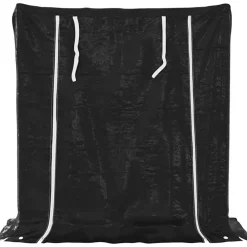 vidaXL Accesorios Para Hornos De Leña Y Chimeneas-Leñero cubierta lluvia 100,5x40,5x110,5 cm acero galvanizado