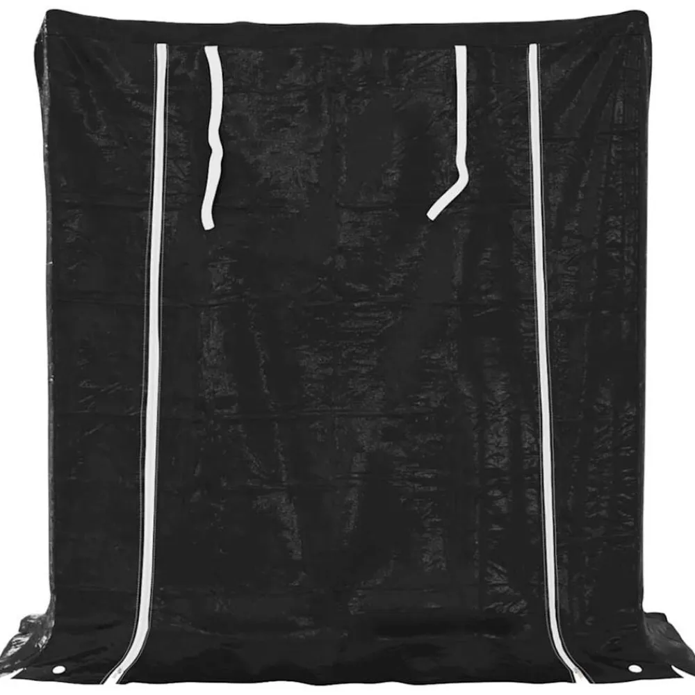 vidaXL Accesorios Para Hornos De Leña Y Chimeneas-Leñero cubierta lluvia 100,5x40,5x110,5 cm acero galvanizado