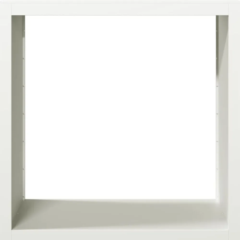 vidaXL Leñero de acero blanco 100x40x100 cm Acero/Blanco Online