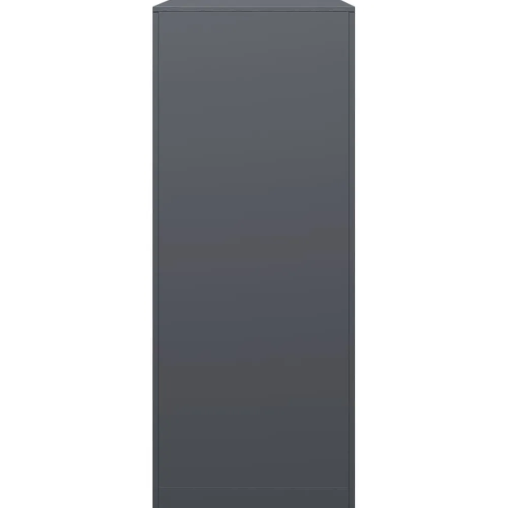 vidaXL Accesorios Para Hornos De Leña Y Chimeneas-Leñero de acero gris antracita 120x35x120 cm