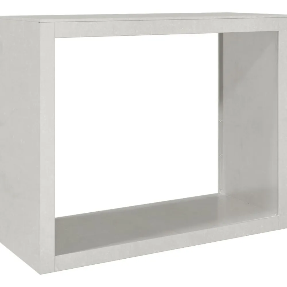 vidaXL Accesorios Para Hornos De Leña Y Chimeneas-Leñero de acero inoxidable 100x40x80 cm