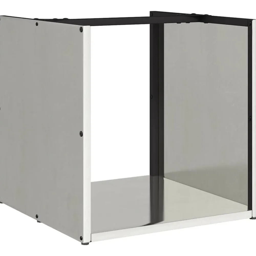 vidaXL Accesorios Para Hornos De Leña Y Chimeneas-Leñero de 40x40x40 cm