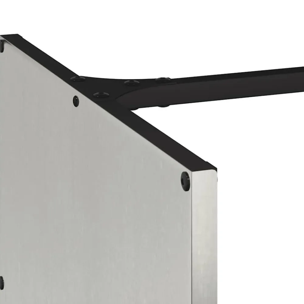 vidaXL Accesorios Para Hornos De Leña Y Chimeneas-Leñero de 40x40x40 cm