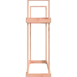 vidaXL Accesorios Para Hornos De Leña Y Chimeneas-Leñero de madera maciza de Douglas 110x35x108,5 cm