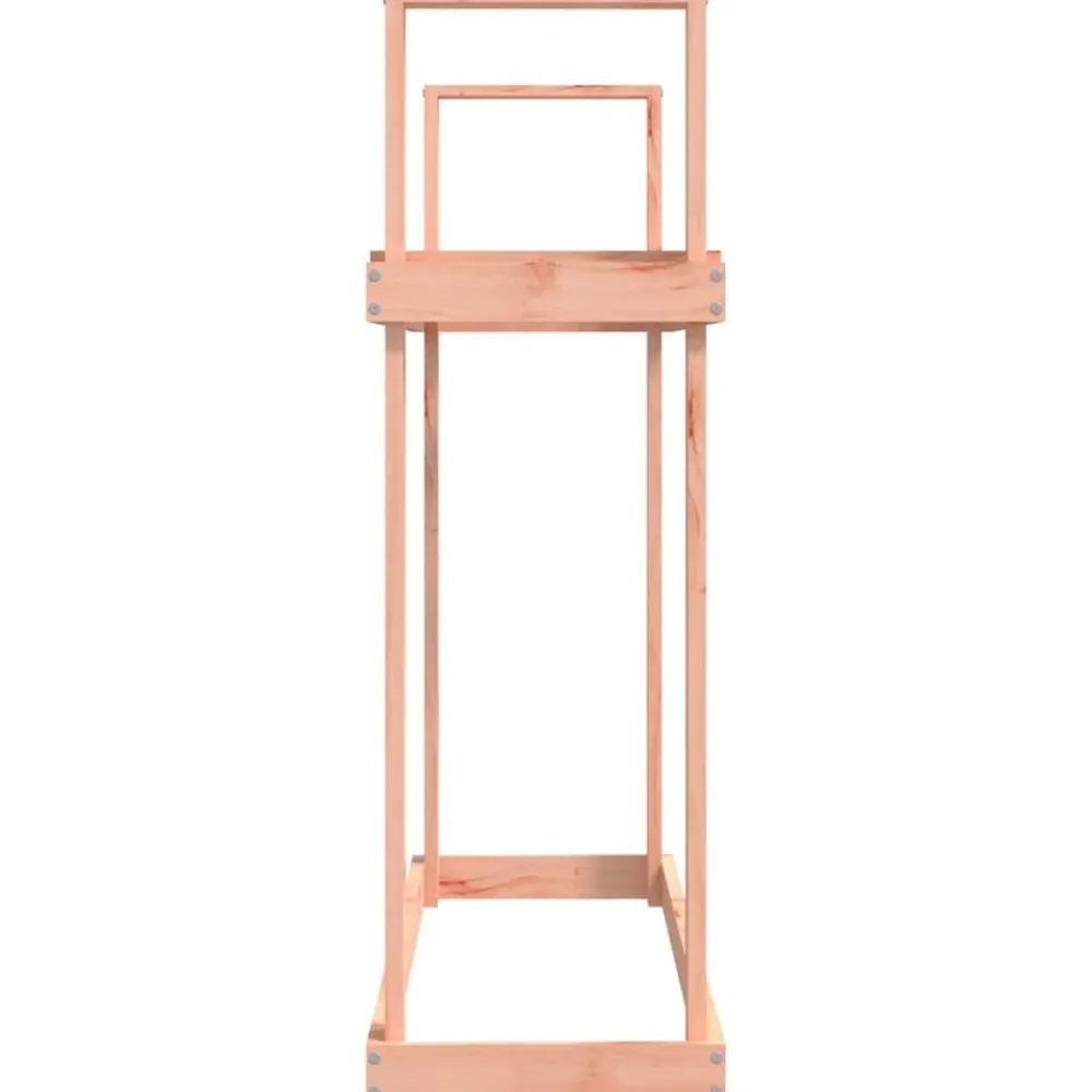 vidaXL Accesorios Para Hornos De Leña Y Chimeneas-Leñero de madera maciza de Douglas 110x35x108,5 cm