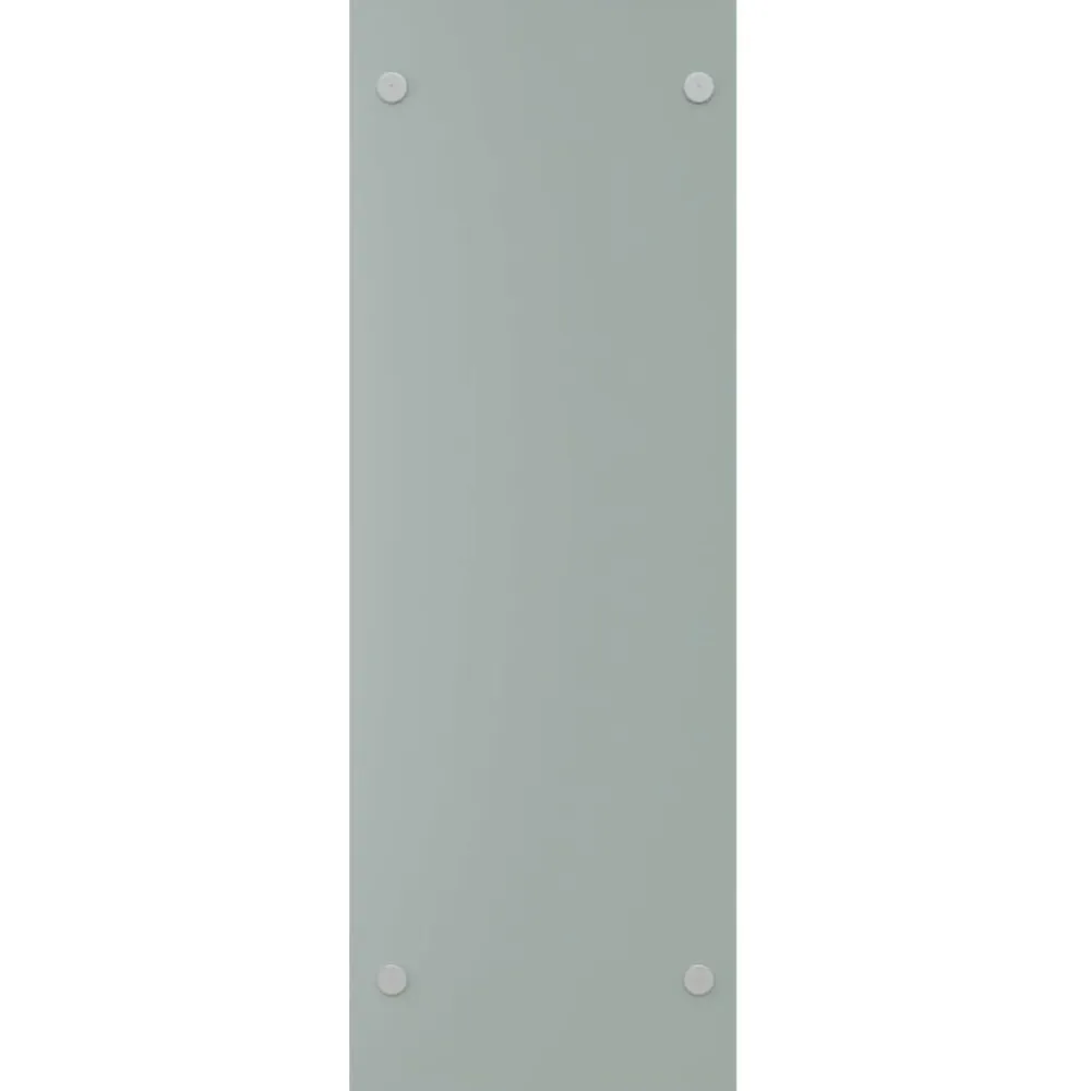 vidaXL Leñero de vidrio templado 80x35x100 cm Blanco Clearance