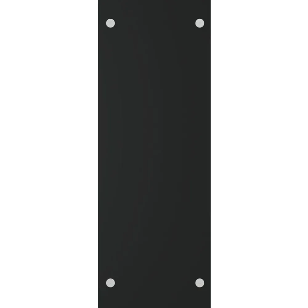 vidaXL Leñero de vidrio templado 40x35x100 cm Negro Sale