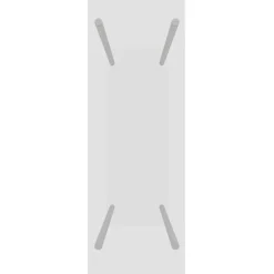 vidaXL Accesorios Para Hornos De Leña Y Chimeneas-Leñero de vidrio templado 80x35x100 cm