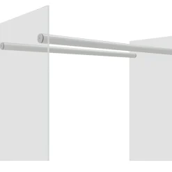 vidaXL Accesorios Para Hornos De Leña Y Chimeneas-Leñero de vidrio templado 80x35x100 cm