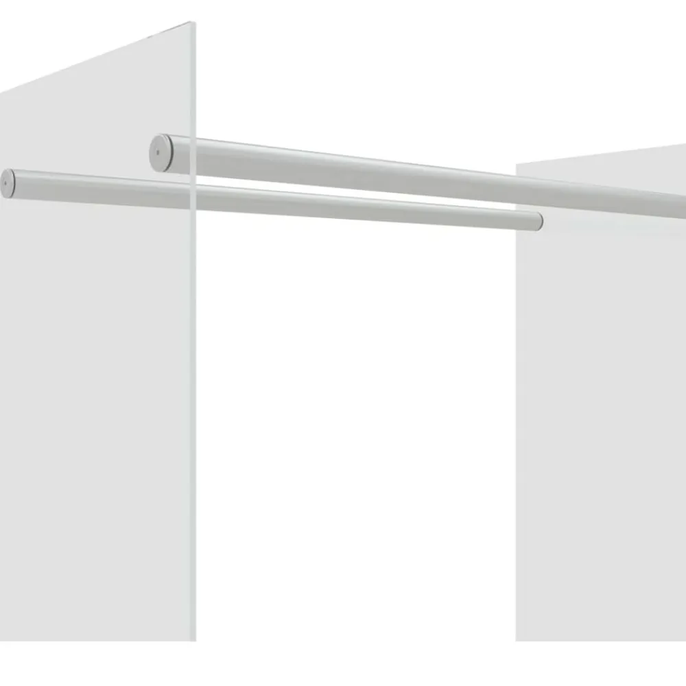 vidaXL Accesorios Para Hornos De Leña Y Chimeneas-Leñero de vidrio templado 80x35x100 cm