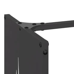 vidaXL Accesorios Para Hornos De Leña Y Chimeneas-Leñero 40x30x80 cm Acero laminado en frío