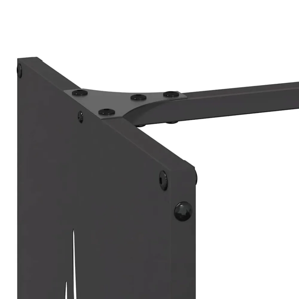 vidaXL Accesorios Para Hornos De Leña Y Chimeneas-Leñero 40x30x80 cm Acero laminado en frío