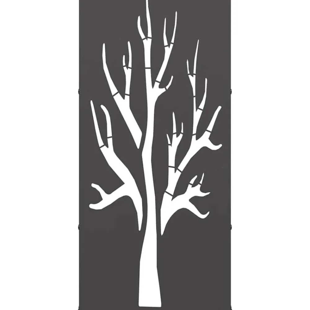 vidaXL Accesorios Para Hornos De Leña Y Chimeneas-Leñero 40x30x80 cm Acero laminado en frío
