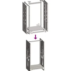 vidaXL Accesorios Para Hornos De Leña Y Chimeneas-Leñero 40x30x80 cm Acero laminado en frío
