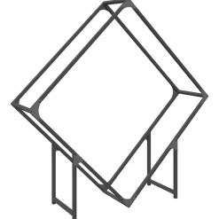 vidaXL Accesorios Para Hornos De Leña Y Chimeneas-Leñero 100x25x100 cm Acero laminado en frío