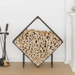 vidaXL Accesorios Para Hornos De Leña Y Chimeneas-Leñero 100x25x100 cm Acero laminado en frío