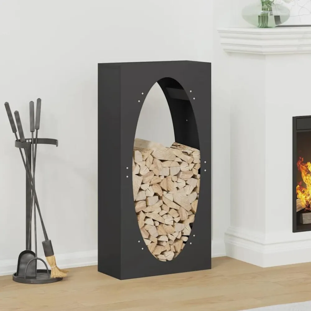 vidaXL Accesorios Para Hornos De Leña Y Chimeneas-Leñero 50x23x100 cm Acero laminado en frío