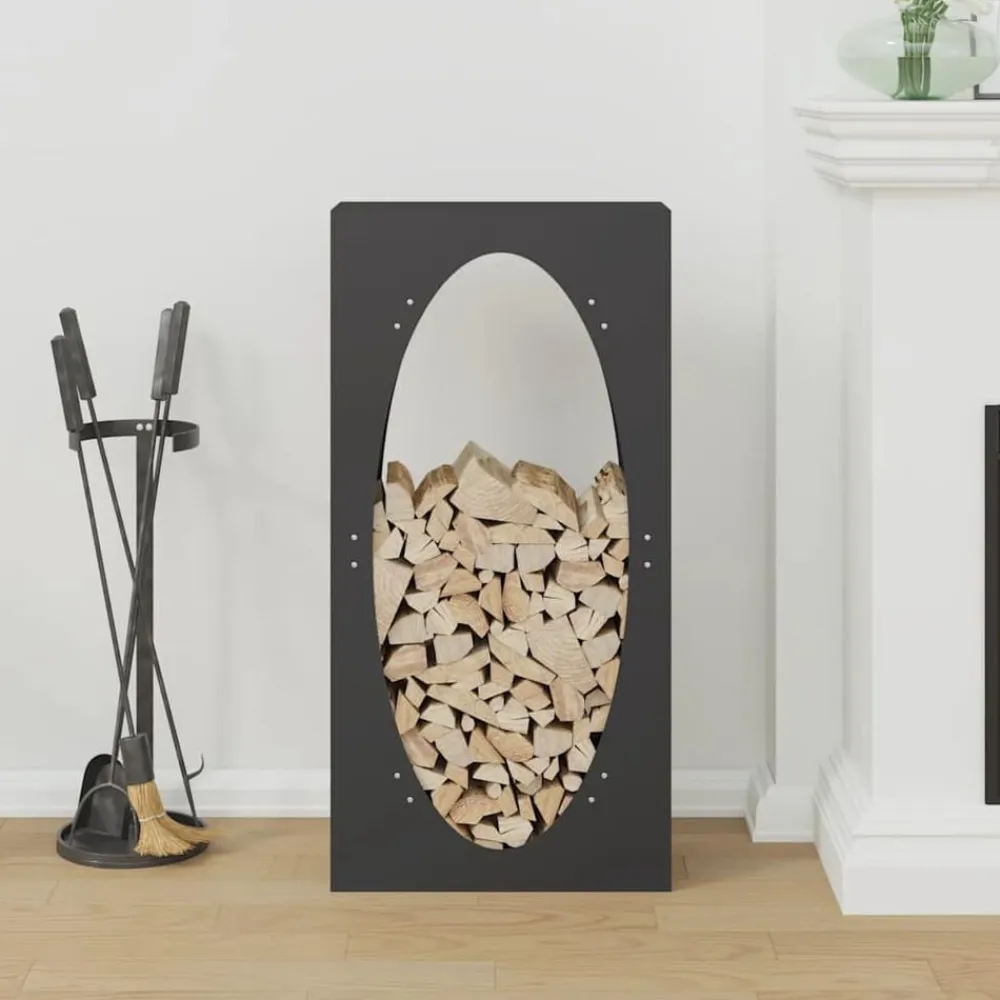 vidaXL Accesorios Para Hornos De Leña Y Chimeneas-Leñero 50x23x100 cm Acero laminado en frío