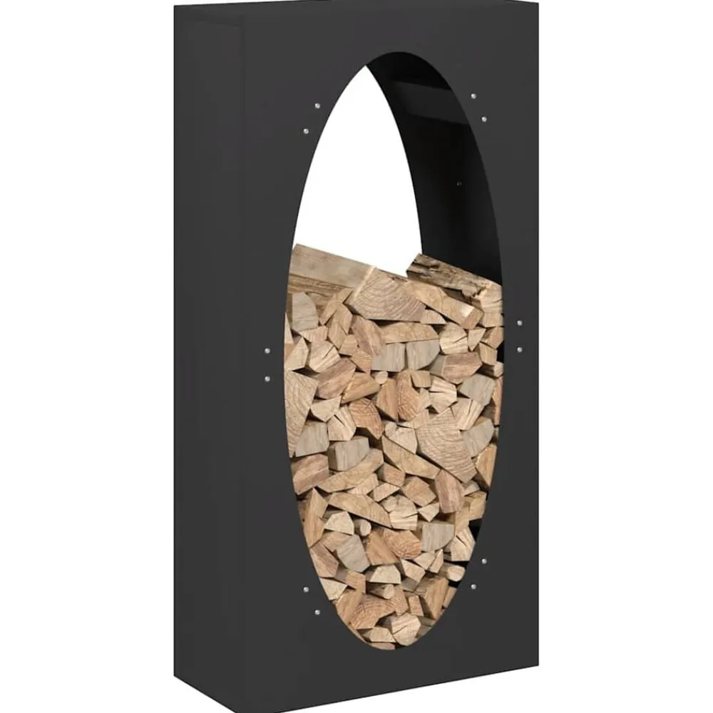 vidaXL Accesorios Para Hornos De Leña Y Chimeneas-Leñero 50x23x100 cm Acero laminado en frío