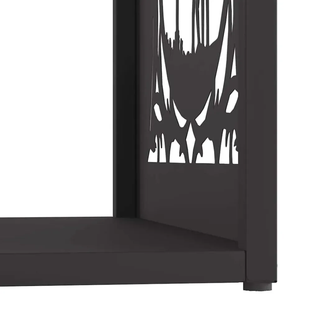 vidaXL Accesorios Para Hornos De Leña Y Chimeneas-Leñero 40x40x40 cm Acero laminado en frío