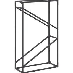 vidaXL Accesorios Para Hornos De Leña Y Chimeneas-Leñero 60x25x100 cm Acero laminado en frío