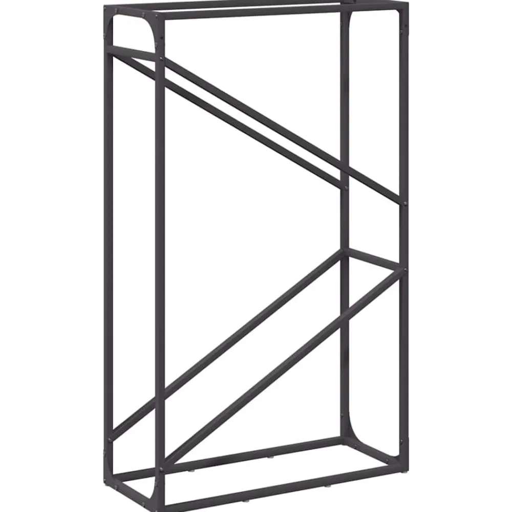 vidaXL Accesorios Para Hornos De Leña Y Chimeneas-Leñero 60x25x100 cm Acero laminado en frío