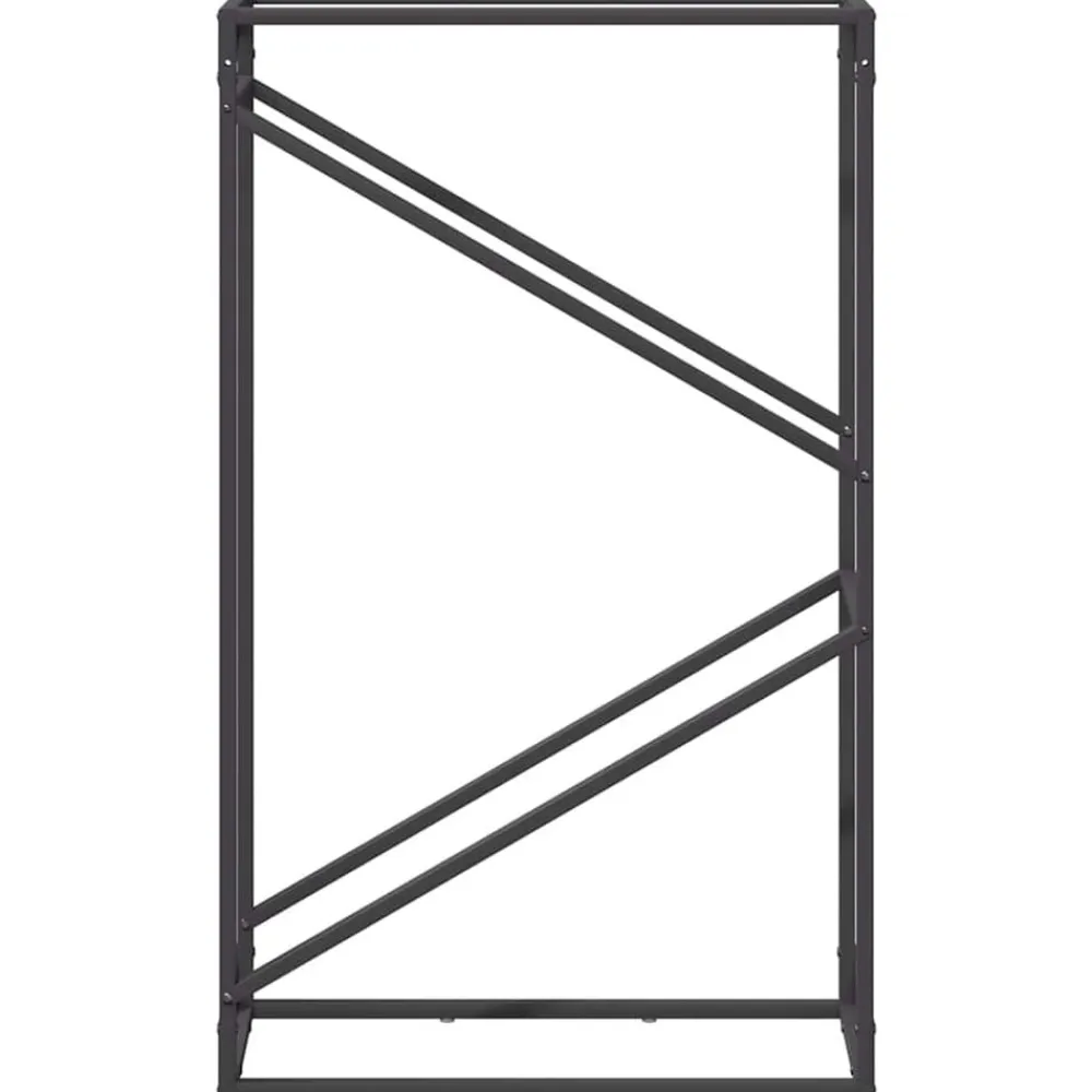 vidaXL Accesorios Para Hornos De Leña Y Chimeneas-Leñero 60x25x100 cm Acero laminado en frío