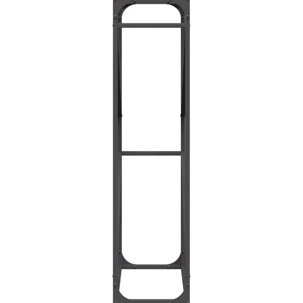 vidaXL Accesorios Para Hornos De Leña Y Chimeneas-Leñero 60x25x100 cm Acero laminado en frío
