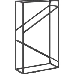 vidaXL Accesorios Para Hornos De Leña Y Chimeneas-Leñero 60x25x100 cm Acero laminado en frío