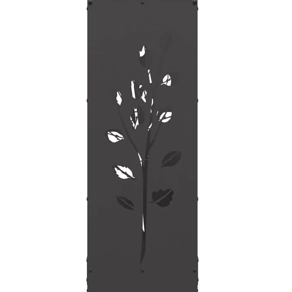 vidaXL Accesorios Para Hornos De Leña Y Chimeneas-Leñero 40x30x80 cm Acero laminado en frío